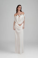 White Thalassa Maxi Dress for women, from POEM, The Viet Concept 