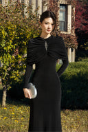 Black Lunavex Maxi Dress for woman, from CALISTA, The Viet Concept 