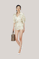 Cactus Straight Drop Shoulder Chiffon Coat for women, from DAS LA VIE, The Viet Concept 