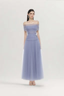 Elise Tulle Mesh Minimalist Gown for women, from JOSEPHINE, The Viet Concept 
