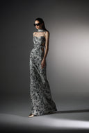 Luminescence Sequin Cut-Out Floor-Length Dress for women, from SORAMAME, The Viet Concept