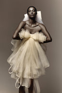 Helga Bow Organza Voile Bridal Veil for women, from DAS LA VIE, The Viet Concept