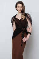 Elysian Presence Crepe Dress for women, from DO LONG, The Viet Concept 