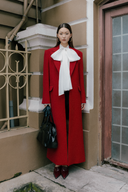 Red Sosen Long Coat for women, from WHITE PLAN, The Viet Concept 