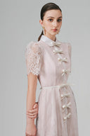Cream Vivien Midi Dress for women, from White Plan, The Viet Concept 