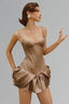 Cacao Perla Mini Dress for women, from  La Vierge, The Viet Concept 