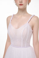 Velia White Sculpted Elegance Maxi Dress for women, from JOSEPHINE, The Viet Concept 