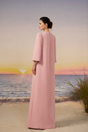 Eira Crepe Crystal-Neckline Evening Gown for women, from 21SIX, The Viet Concept