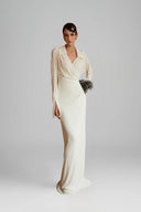 Cordelia V-neck Maxi Dress for women, from Jenny K Tran, The Viet Concept