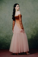 Sonate Ombre Corset Maxi Dress for women, from LINH PHUNG, The Viet Concept
