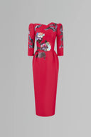 Blossom Horizon Midi Dress for women, from Tyni Ink, The Viet Concept 