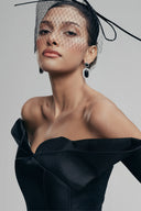 Glowing Embers Silk Maxi Dress for women, from LINH DOAN, The Viet Concept 