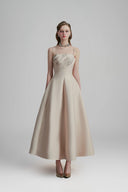 Beige Luceris Maxi Dress for women, from Calista, The Viet Concept