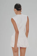 White Snow Mini Dress for women, from Pham Studio, The Viet Concept 