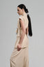Alatew Peplum Cap Sleeved Linen Cotton Blazer for women, from Ha Thanh Viet, The Viet Concept 
