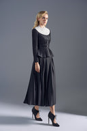 ROSEE de MATIN • Black White Nun Midi Set