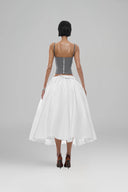 Gray Pie Top for woman, from HUELLEY ROSE, The Viet Concept 