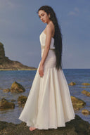 LINH PHUNG • The Sun Draped Chiffon Floor-Length Gown