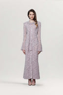 Elysian Presence Crepe Gown with Crystal Cape for women, from DO LONG, The Viet Concept 
