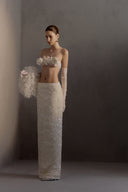 HA THANH VIET • Ashton Embellished Sequin Knit Maxi Skirt