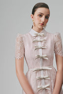 Cream Vivien Midi Dress for women, from White Plan, The Viet Concept 