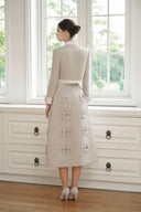 ROSEE de MATIN • Emily Elegant Tweed Jacket and Mini Skirt Two-Piece Set