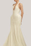 Selene Trumpet Sleeveless Taffeta Floor Length Dress for women, from POEM, The Viet Concept 
