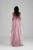 Pink Ily Off-shoulder Midi Dress for women, from Huelley Rose, The Viet Concept 