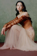 Sonate Ombre Corset Maxi Dress for women, from LINH PHUNG, The Viet Concept