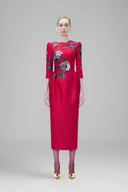 Blossom Horizon Midi Dress for women, from Tyni Ink, The Viet Concept 