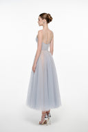 JOSÉPHINE • Evelyn Pastel Crystal Corset Gown