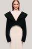 White Bach Di Bodycon High Neck Mesh Spandex Top for women, from TINH, The Viet Concept 