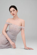 Blue Grey Alice Maxi Dress for women, from BYDI, The Viet Concept 