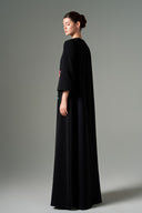 Zara Crepe Floral Embellished A-Line Maxi Dress for women, from 21SIX, The Viet Concept