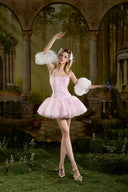 Celestia Beaded Tulle Organza Cocktail Dress for women, from MADDY HATES ROSE, The Viet Concept