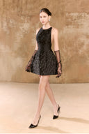 Merne Ombré Fringe Halter Mini Dress for women, from ARTI APPAREL, The Viet Concept 