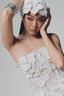 White Orchid Mini Dress for women, from Keira Tong, The Viet Concept 