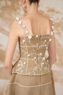 ROSEE de MATIN • Embroidery Floral Tweed Set