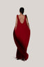 Hy Flared Strappy Velvet Floor Length Dress for women, from TINH, The Viet Concept 