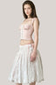 Pink Verginità Corset Top for women, from La Vierge, The Viet Concept 