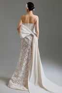 Silent Reign Embroidered Lace Wedding Gown for women, from LINH DOAN, The Viet Concept 
