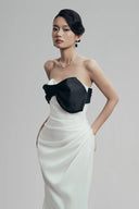  Symphony Of Flight Chiffon Silk Maxi Dress for women, from LINH DOAN, The Viet Concept 