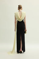 Panton Dress Crystal Cape Elegance Gown for women, from JENNY K TRAN, The Viet Concept 