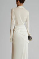 Cordelia V-neck Maxi Dress for women, from Jenny K Tran, The Viet Concept