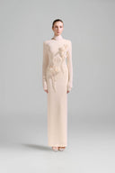 Daha Magnolia Embellished Jersey Gown for women, from ARTI, The Viet Concept 
