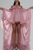 Pink Ily Off-shoulder Midi Dress for women, from Huelley Rose, The Viet Concept 