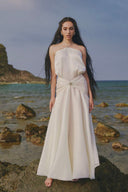 LINH PHUNG • The Sun Draped Chiffon Floor-Length Gown
