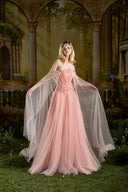 Blush Étoile Sequin Tulle Princess Gown for women, from MADDY HATES ROSE, The Viet Concept
