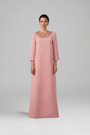Eira Crepe Crystal-Neckline Evening Gown for women, from 21SIX, The Viet Concept