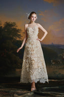 MADDY HATES ROSE • Valenne Elegant Lace Midi Dress